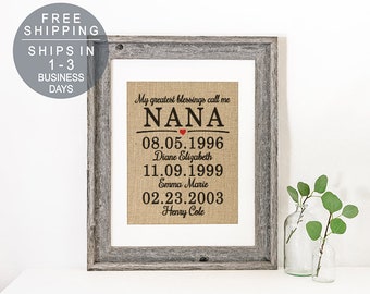 Mothers Day Gift for Grandma Grandmother gift Mom Gifts from Daughter Mother of the Bride Gift Mothers Gifts for Nana Gift from Grandkids