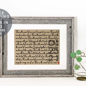 Wedding Gift Personalized Gift for Him First Dance Song Lyrics Gifts Wedding Anniversary Gift One Year Anniversary Gift 1st Anniversary Gift