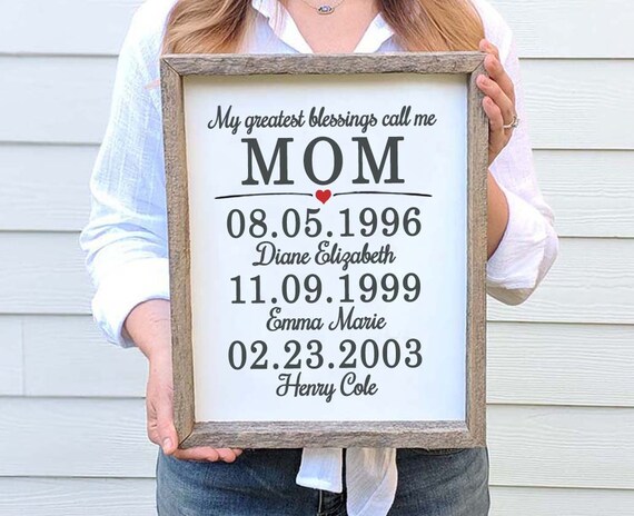 personalized mom and daughter gifts