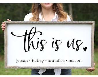 Personalized Mothers Day Gift Ideas Gift for Mom Custom Sign Saying Design Your Own Farmhouse Sign Quotes Gallery Wall Sign Wood Sign