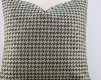 Kravet Houndstooth Pool fabric,18x18,19x19,20x20,pillow cover,accent pillow, decorative pillow.throw pillow,same fabric front and back.