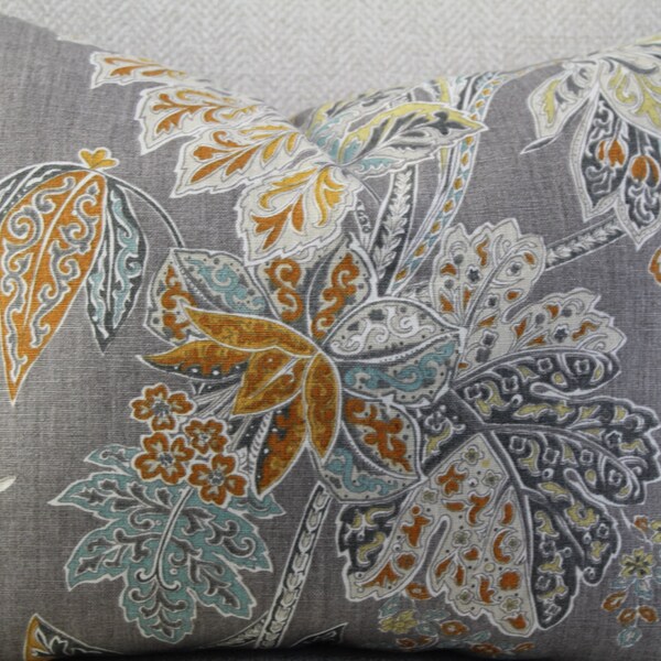 Ishana turmeric by kravet,lumbar pillow decorative pillow,accent pillow,pillow cover,same fabric on front and back.