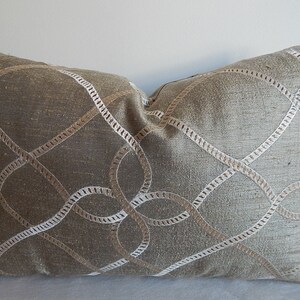 Tussah Rice Hig-End fabric pillow cover,throw pillow,decorative pillow,accent pillow,same fabric on front and back.