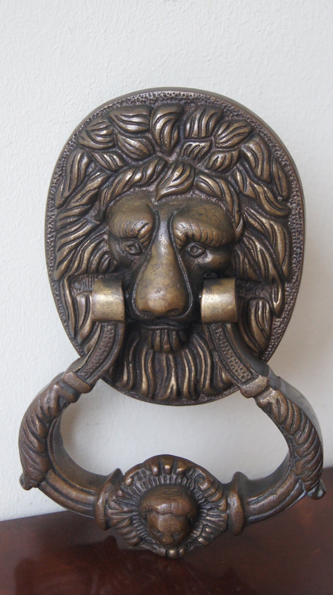 Huge Antique Heavy Bronze Door Knocker - Etsy