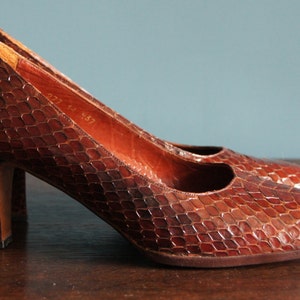 Escarpins python cheap pas cher