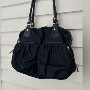 MZ Wallace New York City Black Jane Shoulder Bag With Red Interior Etsy