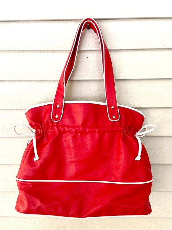 Oversize Red Comsi Comsa Bag