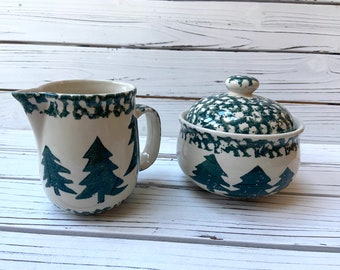 Vintage Country Cream and Sugar Set