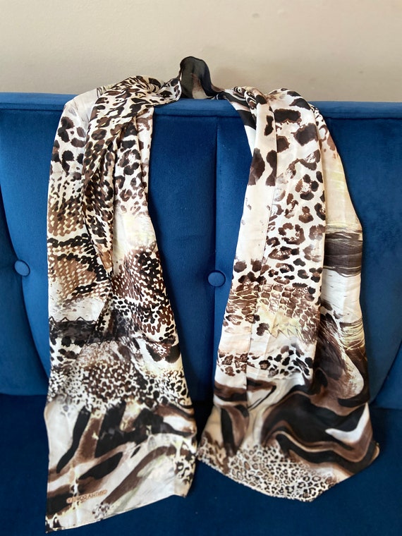 Gorgeous Vintage Cynthia Rowley Animal Print Scarf