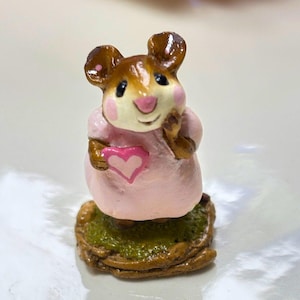 WE FOREST FOLK 小さなネズミのキューピッド 1983 ハンドメイド WE FOREST FOLK 小さなネズミのキューピッド 1983 ハンドメイド