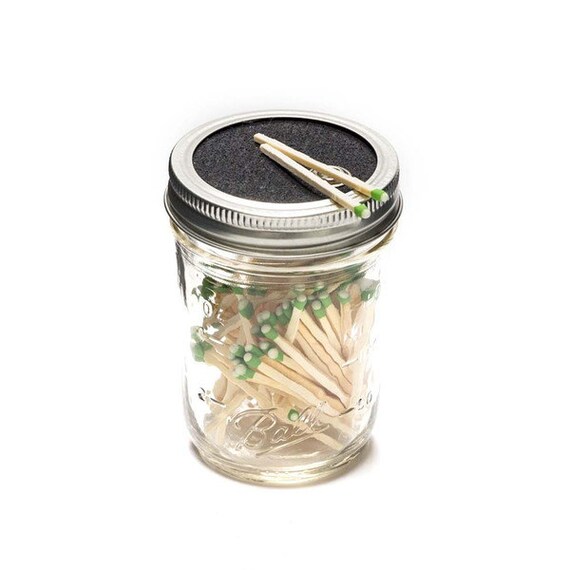 Items similar to Match Stick Jar on Etsy