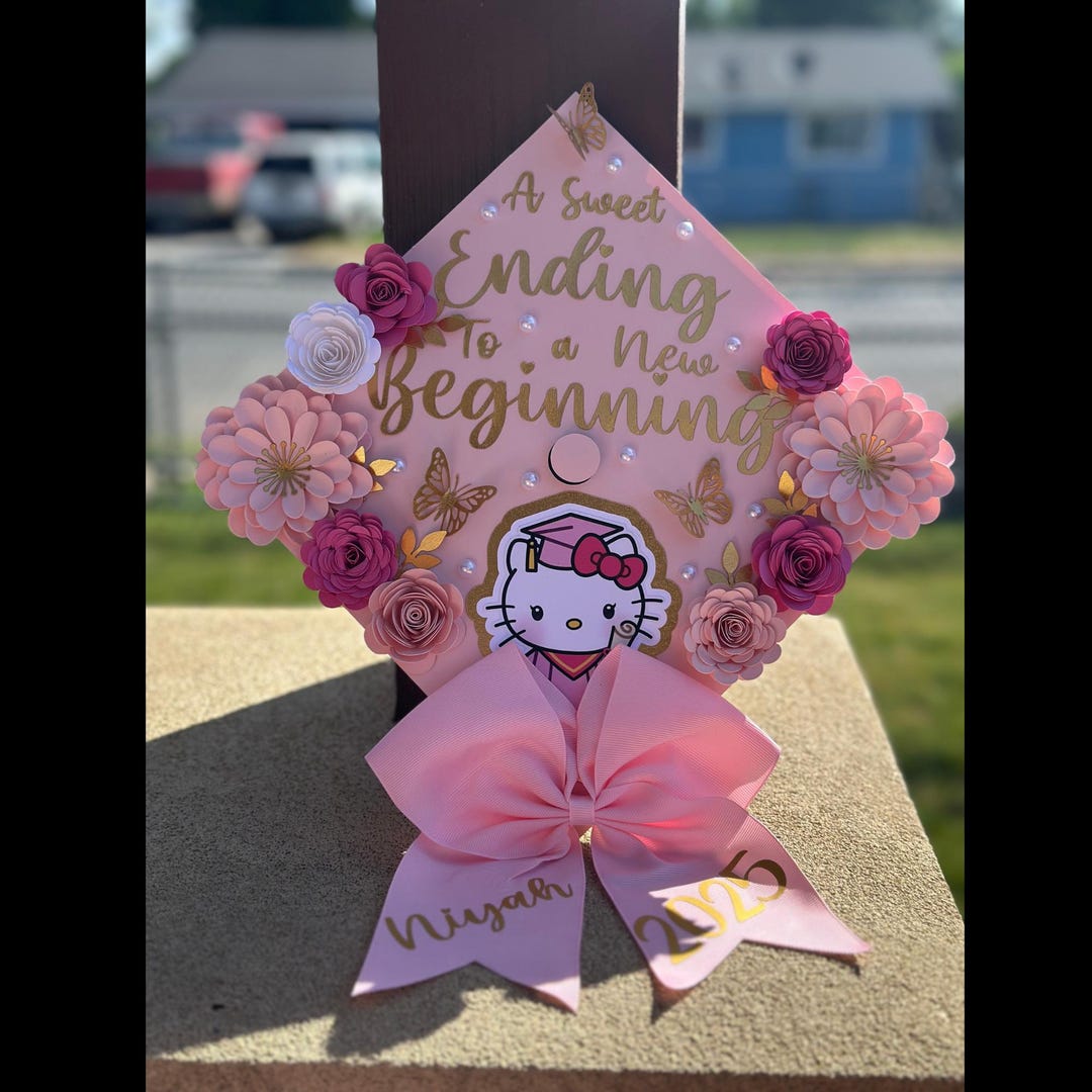 Custom Graduation Cap Topper: Handcrafted, Personalized Grad Gift - Etsy