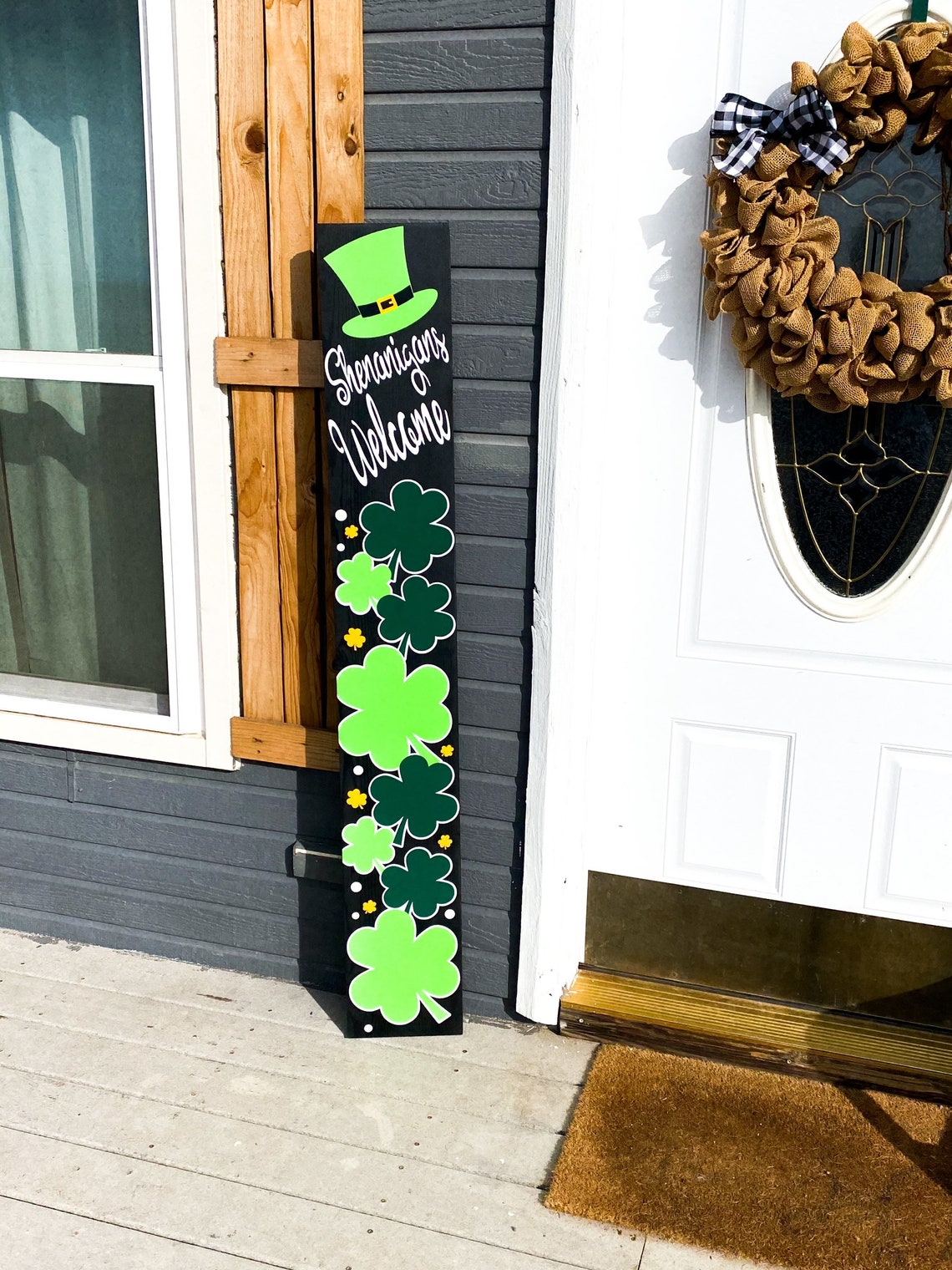 st patricks day front porch ideas