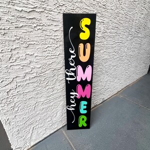 Reversible Spring/summer Wooden Porch Sign - Etsy
