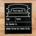 First day of school sign, Chalkboard sign, School sign, Back to school sign, Kindergarten sign, 1st day of school, first day sign, First day 