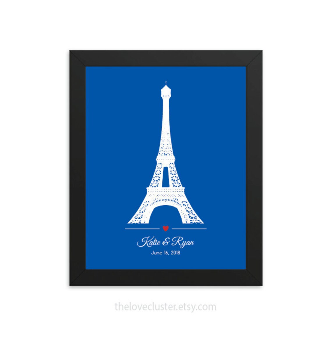 Paris Print Paris Engagement Gift Custom Art Print Etsy Denmark