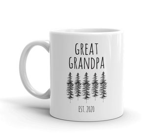 Great grandpa mug, gift for great grandpa, fathers day gift, pregnancy announcement, baby announcement idea, great grandfather