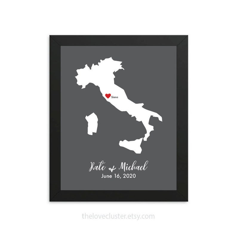 Toronto Wedding Gift Ontario Print Custom Destination Wedding Art Gift