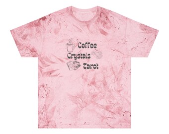 Camisa de tarot de cristales de café