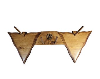 Pendentif Arc Furtif Pour Arbalète Ravin - Support Flèches En Métal Argenté