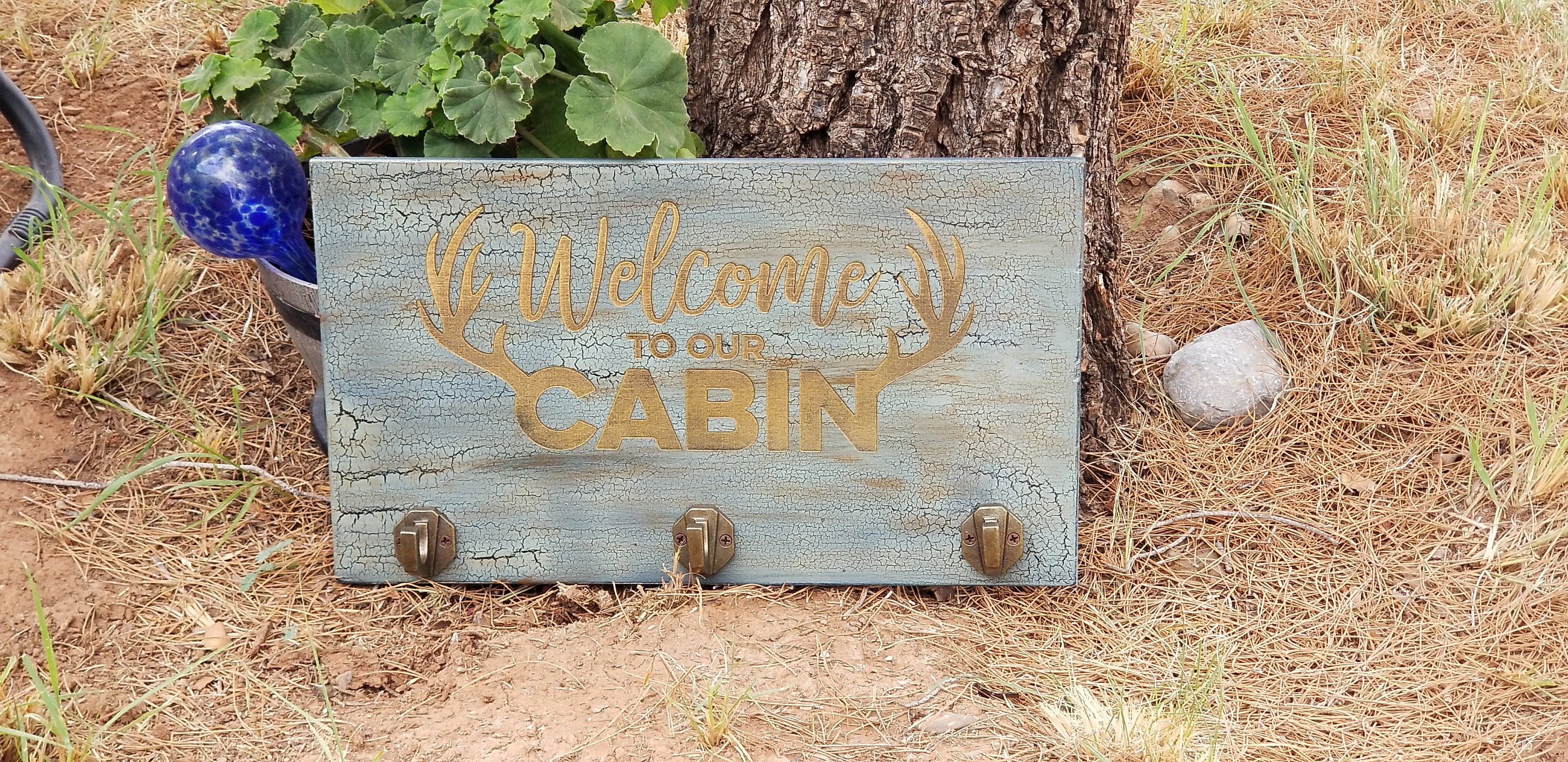 to our Cabin Coat Rack Engraved Distressed Wood Etsy