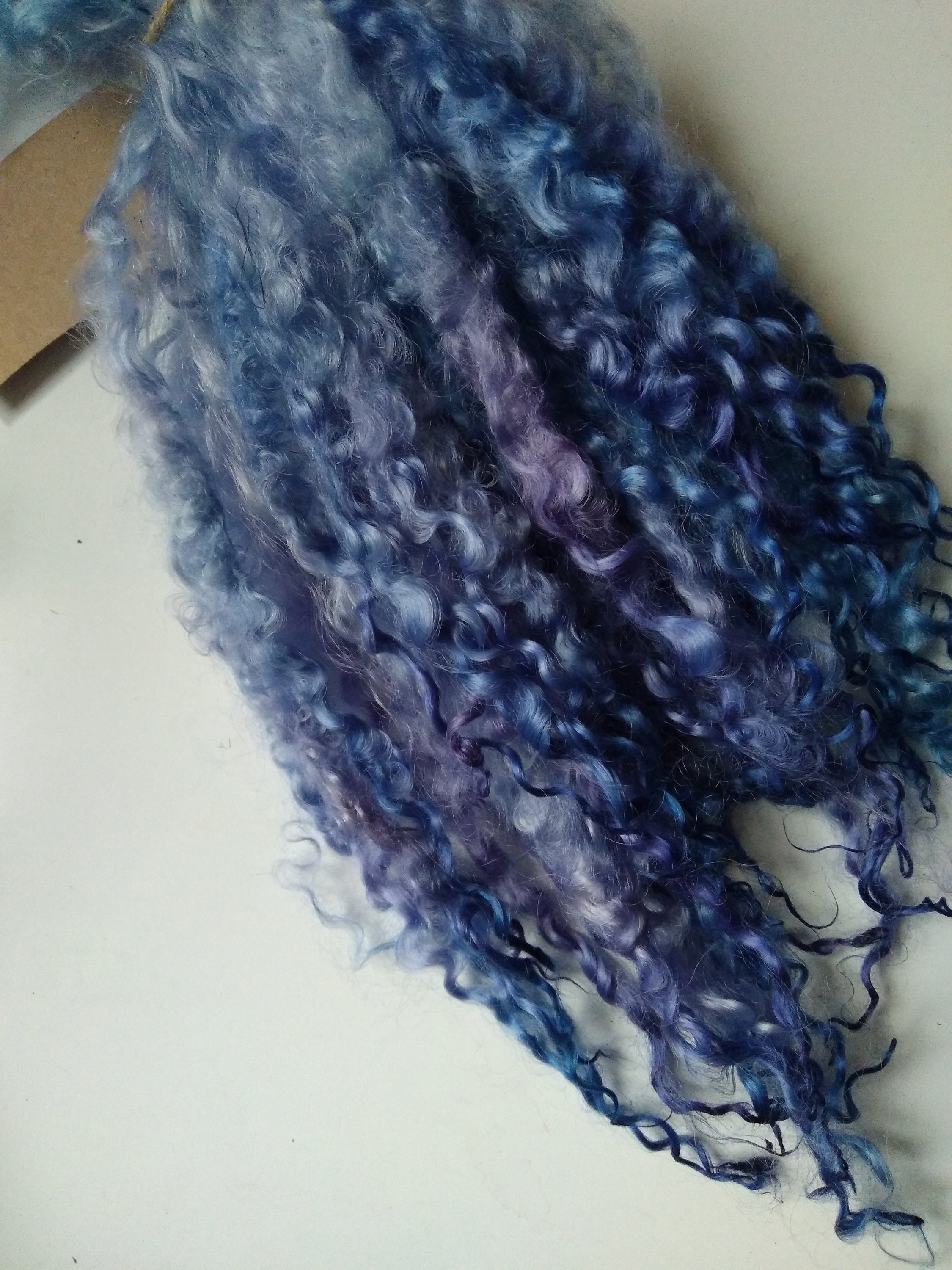 X2 Brazilian Wool Faux Locks, Braids, Twists, Knitting Brazil Blue. Yarn