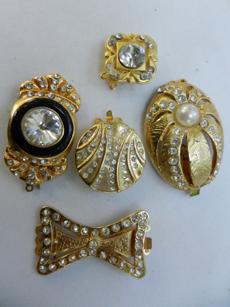 Vintage clasp box Clasp Jewelry Vintageeven Closures for Etsy