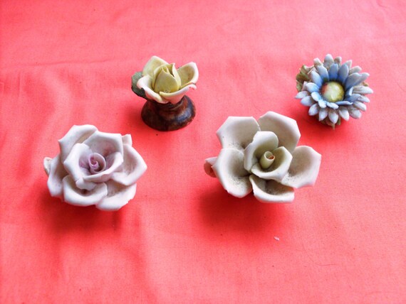 brooch, brooch Capodimonte, brooch painted, brooch