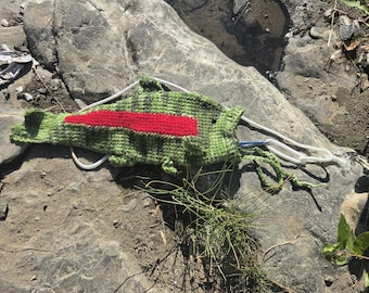 trout fish bag 4 in 1 crochet pattern
