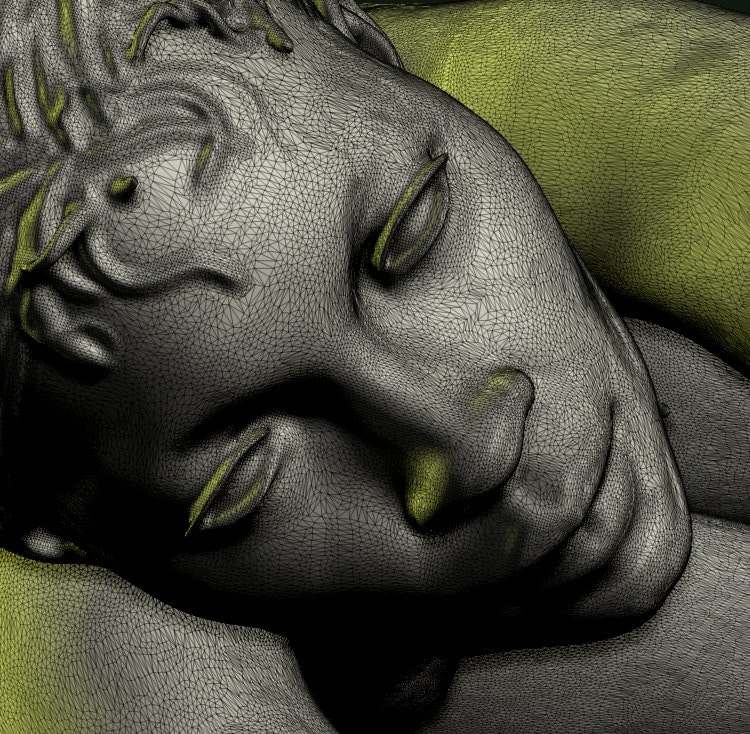 Mae. Nude Female Figurine for 3D Printing. Nude, Naked, Sexy, STL