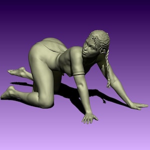 Giulia - Sexy female figurine ready for 3D printing. Instant download. Quality STL file