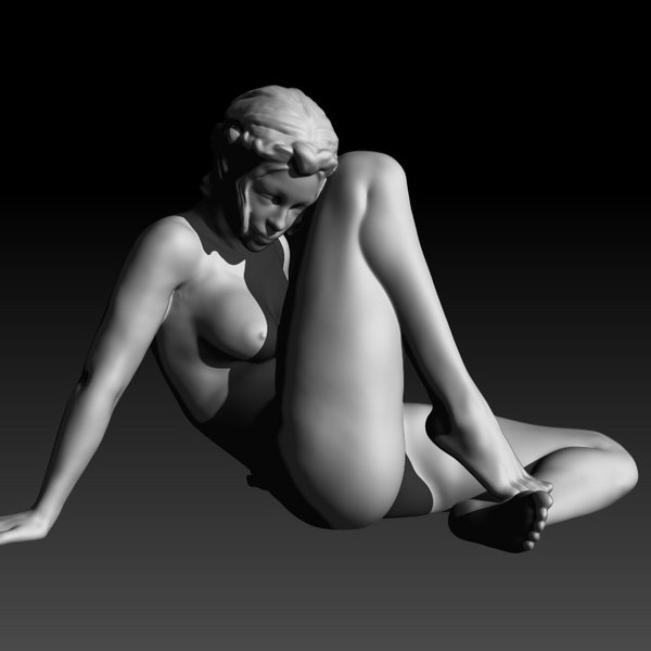 Jenny Rose - Nude female figurine. Digital download for 3D printing - A realistic and seductive model.