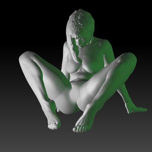 JUNI - Weibliche Figur. hochwertige 3D-Datei mit feinen Details