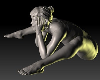 Spider - Female figurine. Digital download for 3D printing