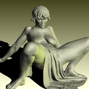 Yelyena - Sexy female figurine ready for 3D printing. Instant download quality STL file