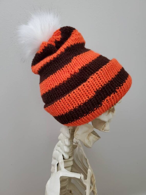 Cleveland Browns Knit Hat. Slouchy Hat 