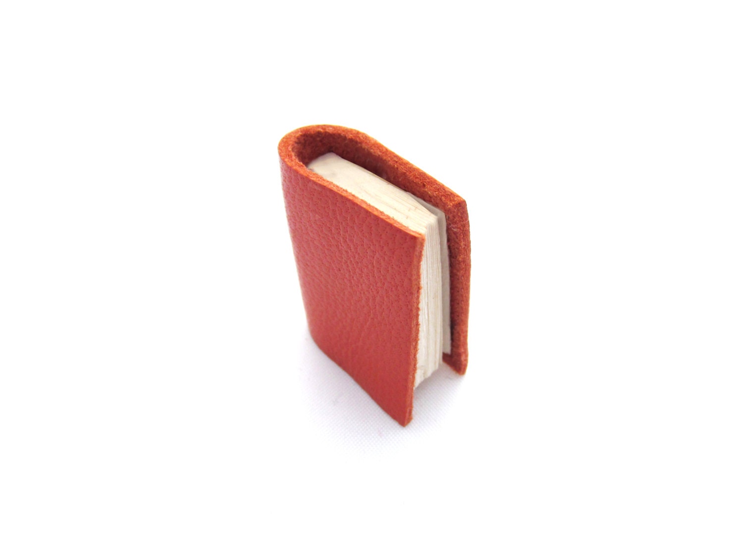 Bright Orange Miniature Book Brooch Ex Libris Book Jewellery | Etsy