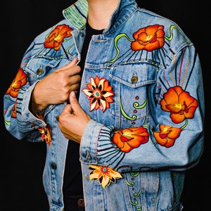Poppy Jean Jacket - Etsy