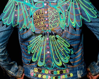 Repurposed Denim Jacket • Freedom Flight
