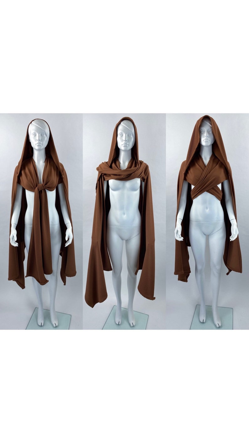 Brown Jedi Robe Jedi Cosplay Versatile Scifi Cloak Sith Etsy Denmark