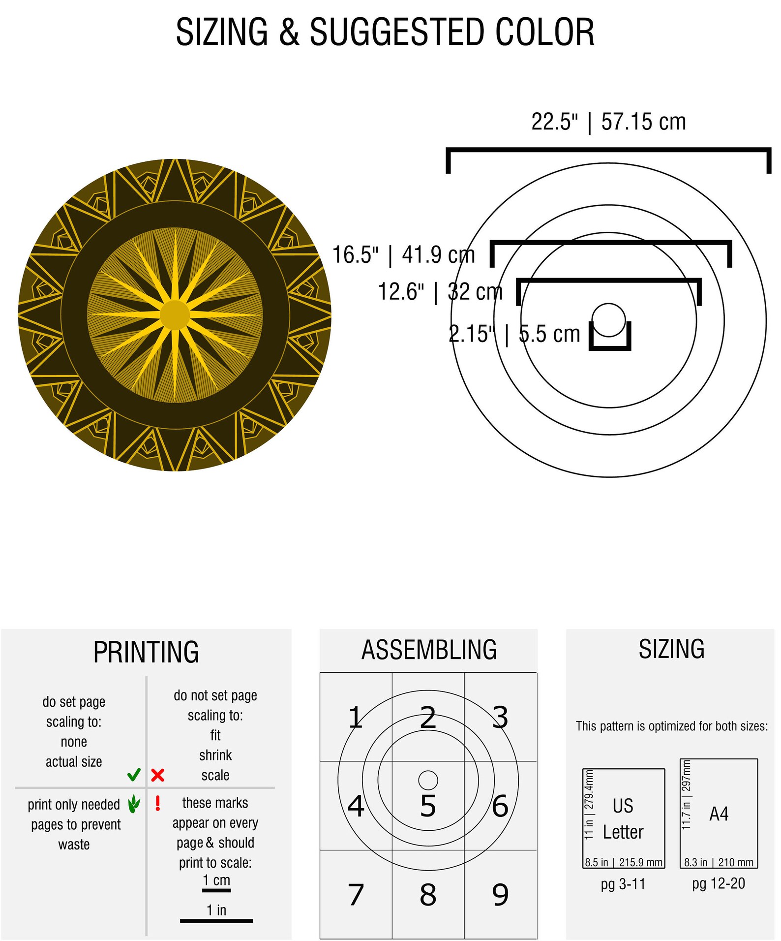 Wonder Woman Amazonian Shield Template PDF download | Etsy