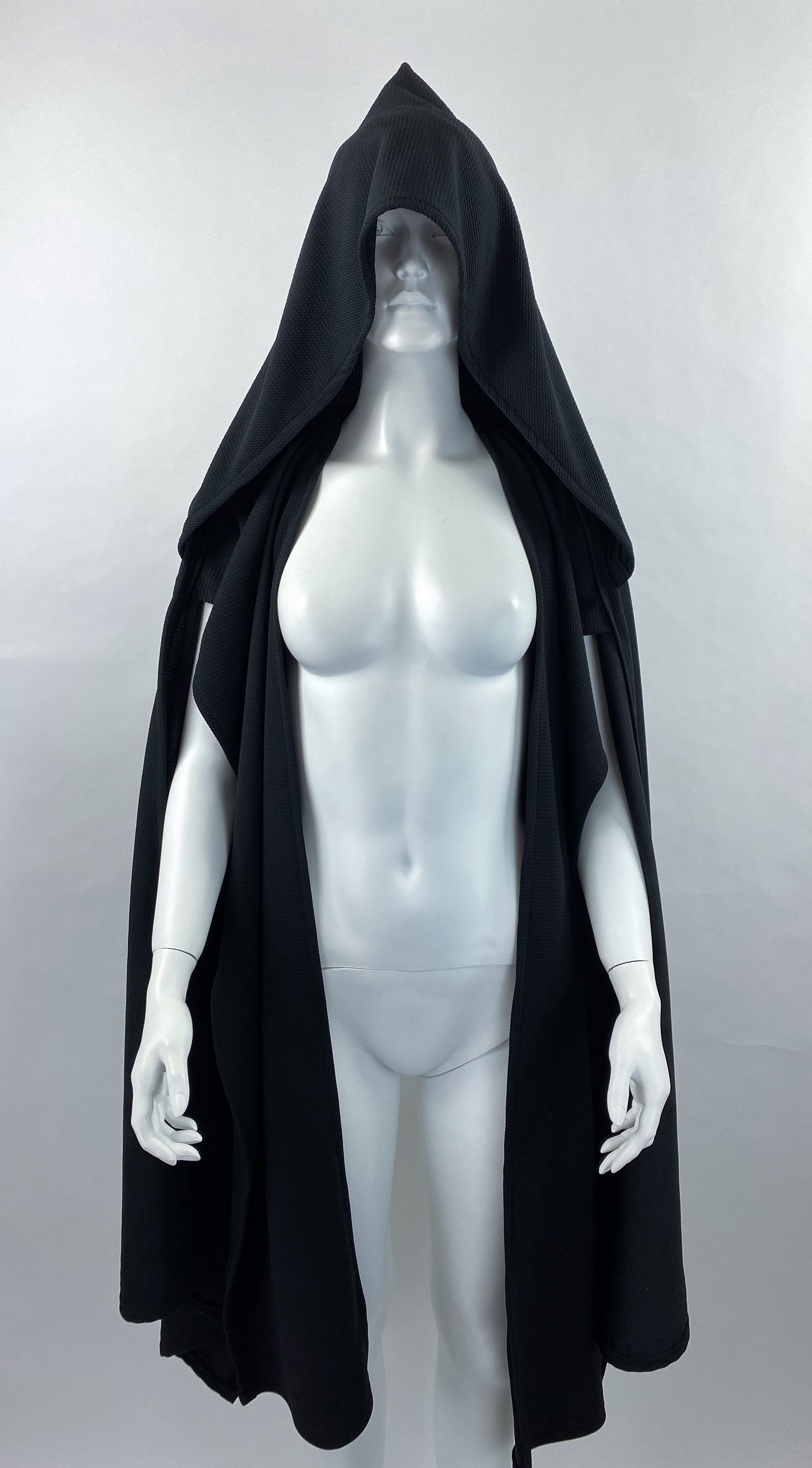 Black Sith Robe Sith Cosplay Versatile Scifi Cloak Sith Etsy Canada