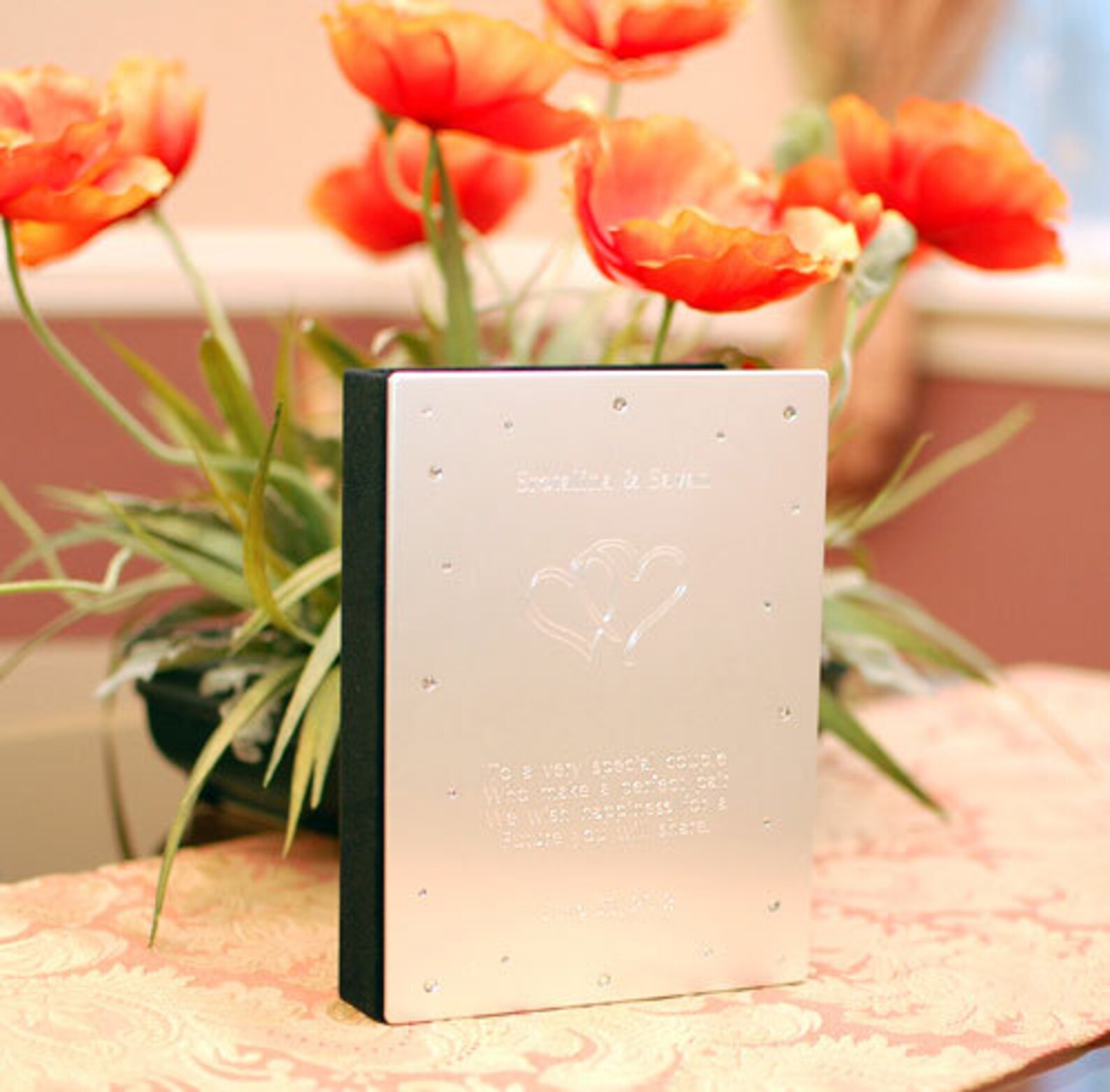 Personalized photo album Engrave Photo album with quote Etsy