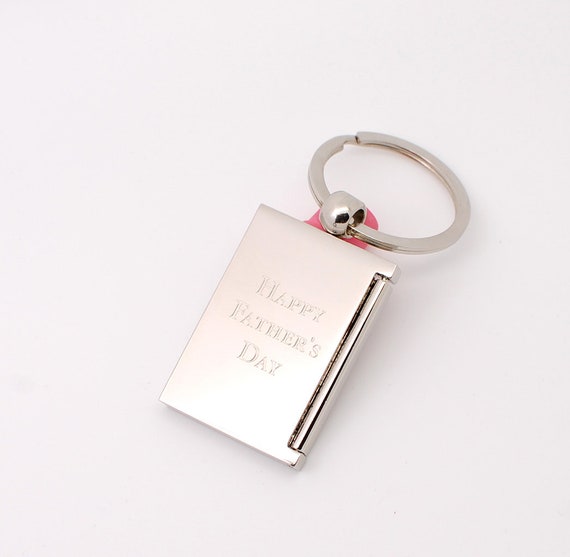 Personalized Keychain With Photo Frame Custom Engraved With Etsy