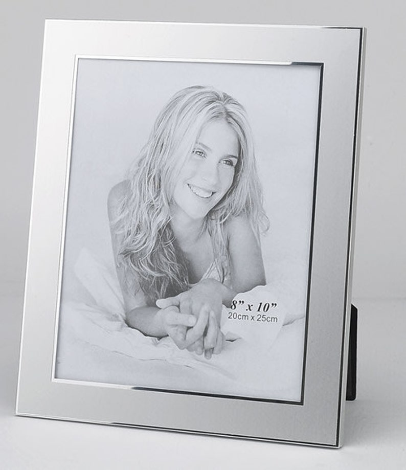 Personalized photo frame 8x10 Engraved photo frame Wedding photo frame image 2