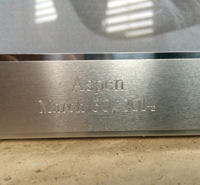 Personalized Photo Frame 8x10 Engraved Photo Frame Wedding Etsy