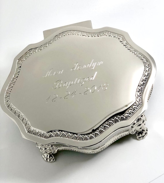 Personalized victorian jewelry box Engraved jewelry box Etsy