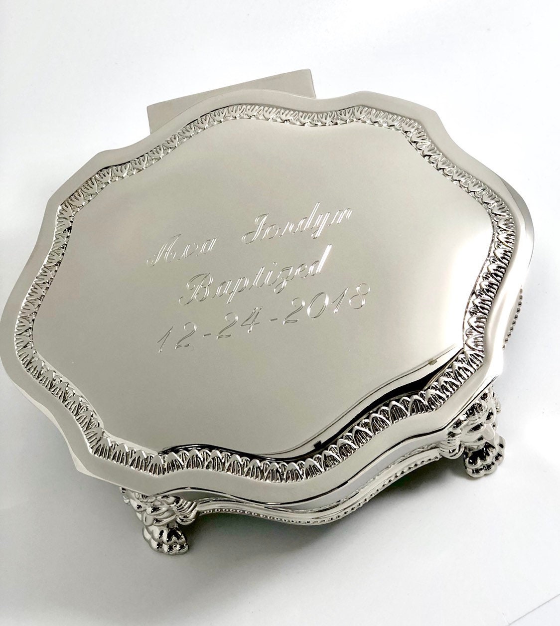 Personalized victorian jewelry box Engraved jewelry box Etsy