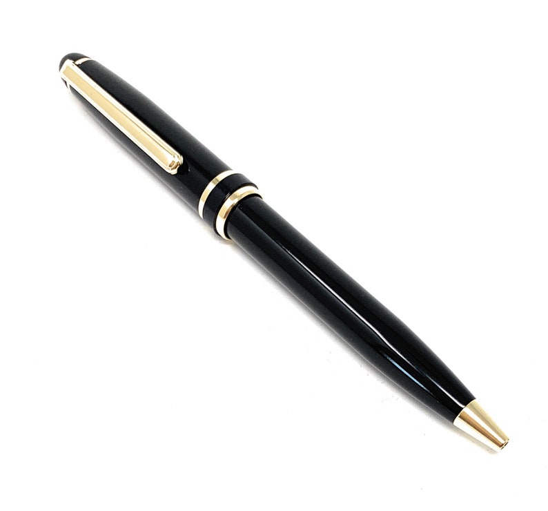 Personalized Pen Black Brass Ballpoint, Engraved Pen, Custom engraved with name image 4