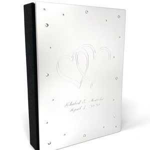 Personalized photo album Engrave with quote holds 4x6 picture Engraved photo frame image 8